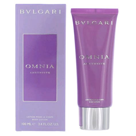 bvlgari omnia amethyste body lotion.